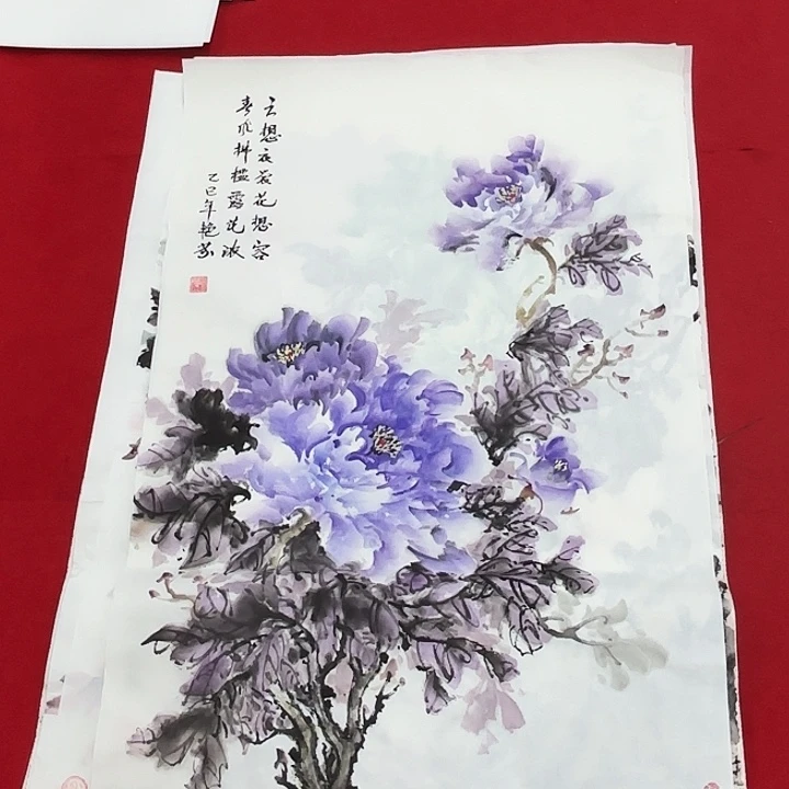 国画花鸟等多种鸟类的栖息