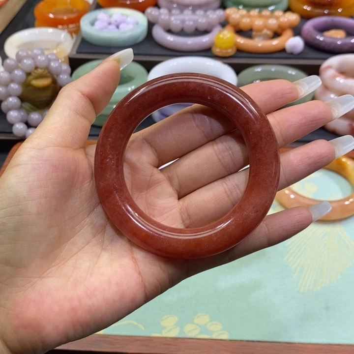 石英质玉未镶嵌手镯54加