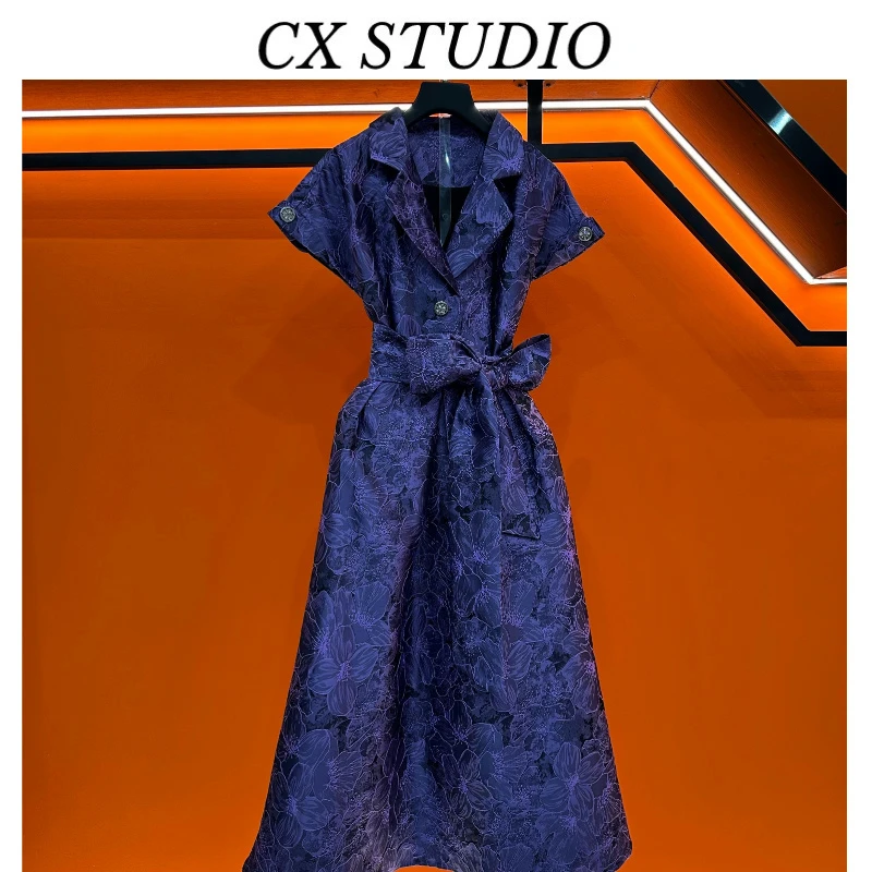 编码21 经典收腰轻奢时尚春夏季连衣裙（定制女装）Y8697