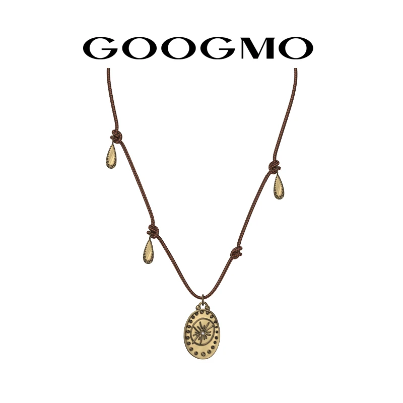 铜合金布艺项链 欧若拉系列小众设计师项链