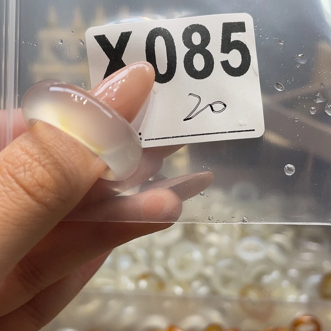 玛瑙/玉髓未镶嵌戒指085