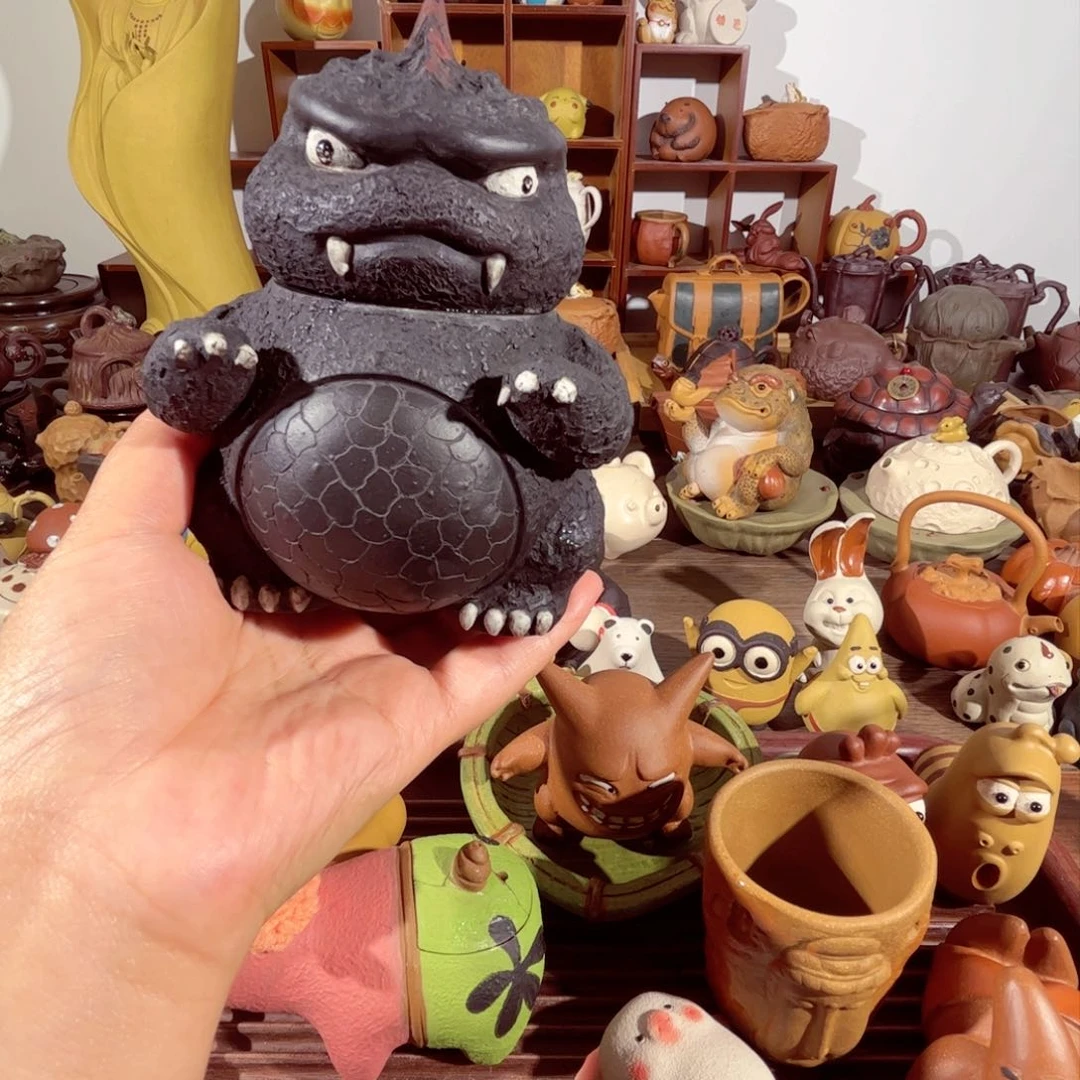 紫砂茶壶喜*纯手工制作过程非常