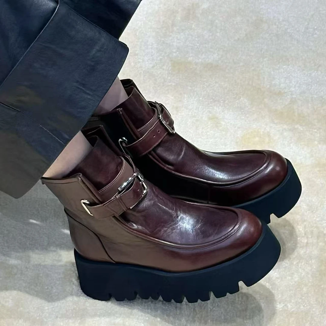 现货A4｜真皮羊里垫超软底舒适女靴｜半码拍小｜6611