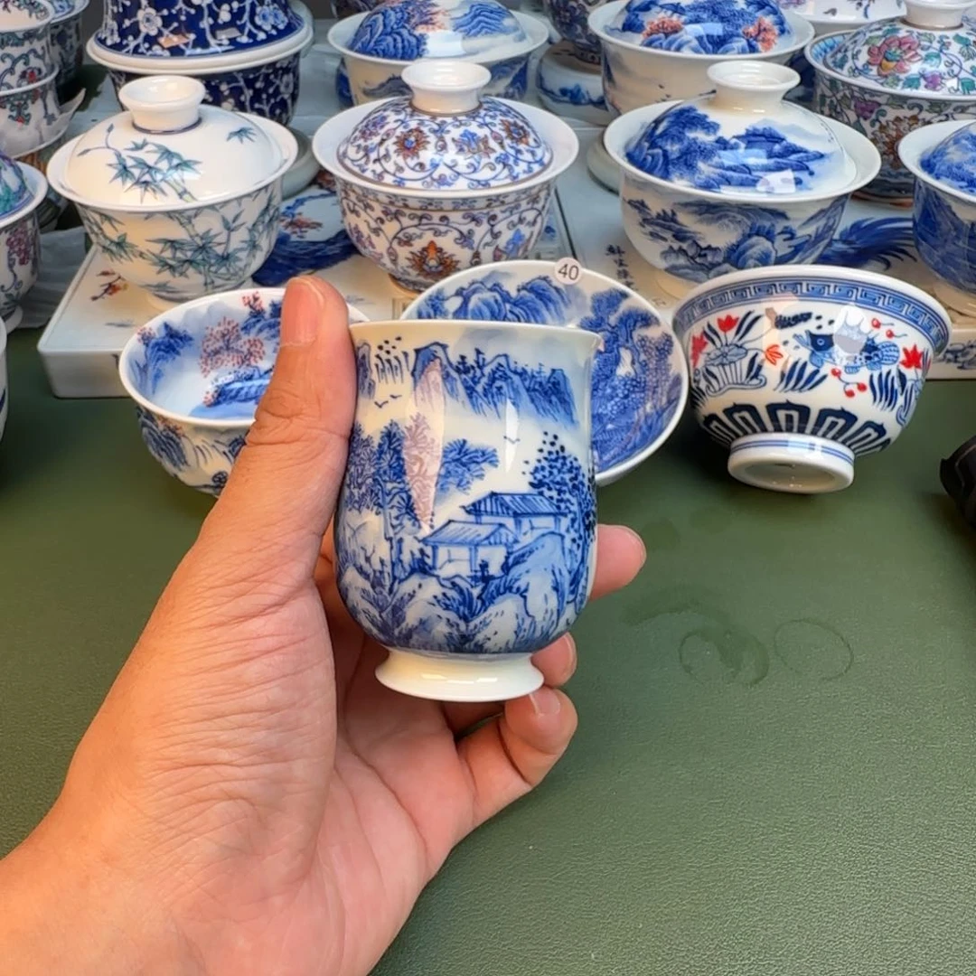 纯手绘纯手工茶具48