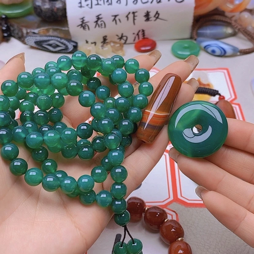 【闪购商品】未镶嵌玛瑙/玉髓珠宝半成品浩****人