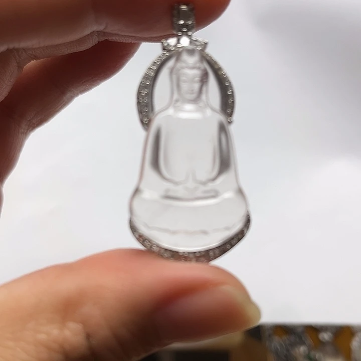 石英质玉银S925镶嵌葫芦