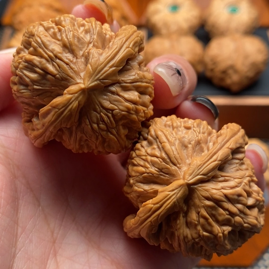 把件文玩核桃梁*伯40尺白狮子