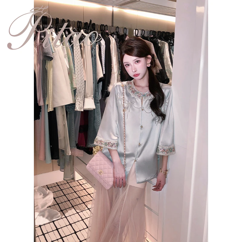 杜屁屁桃PITAO原创【云梦泽】新中式民国风日常新款女时尚仙气外套