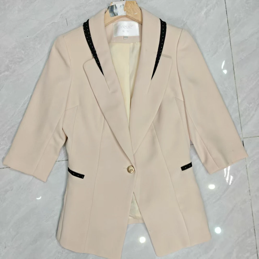 2013休闲风七分袖职业女裤套装长袖休闲百搭秋季套装