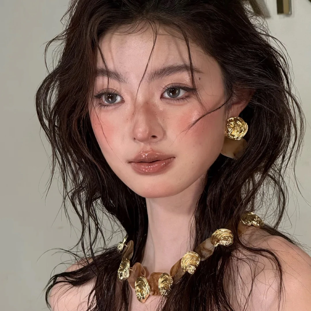 合金项链 好柿｜540康康老师同款废土风流年秋日氛围新娘项链