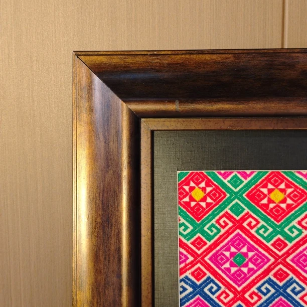 谭湘光 | 广西非遗壮锦老壮锦艺术画