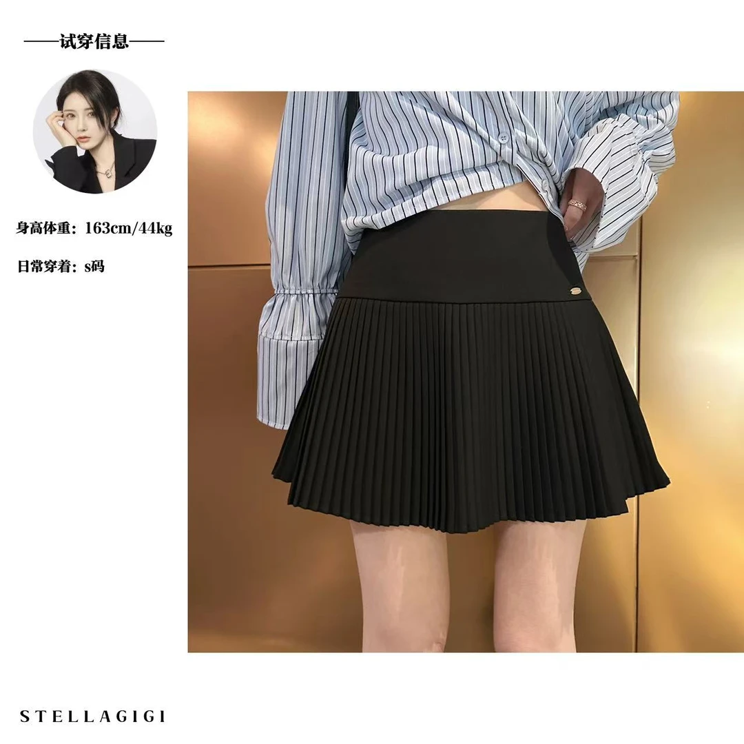 SG / 杨依姗 SS极简百搭高腰显瘦百褶裙Q-20250650