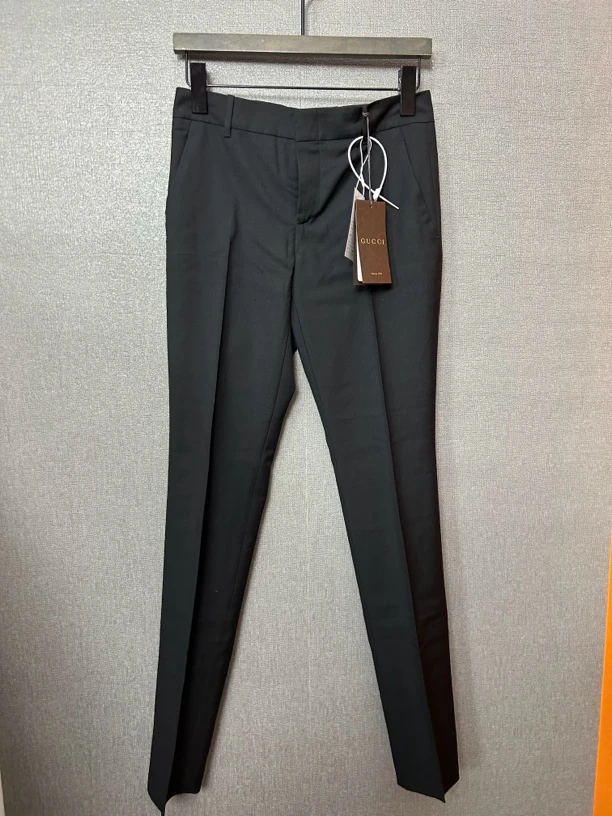 99新 GUCCI/古驰 古驰gucci黑色西裤长裤99新