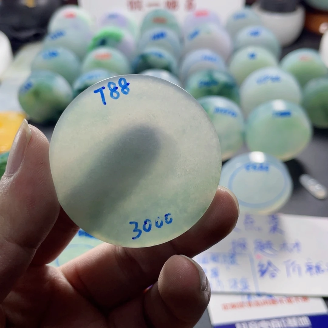 盘***们定制翡翠未镶嵌00009