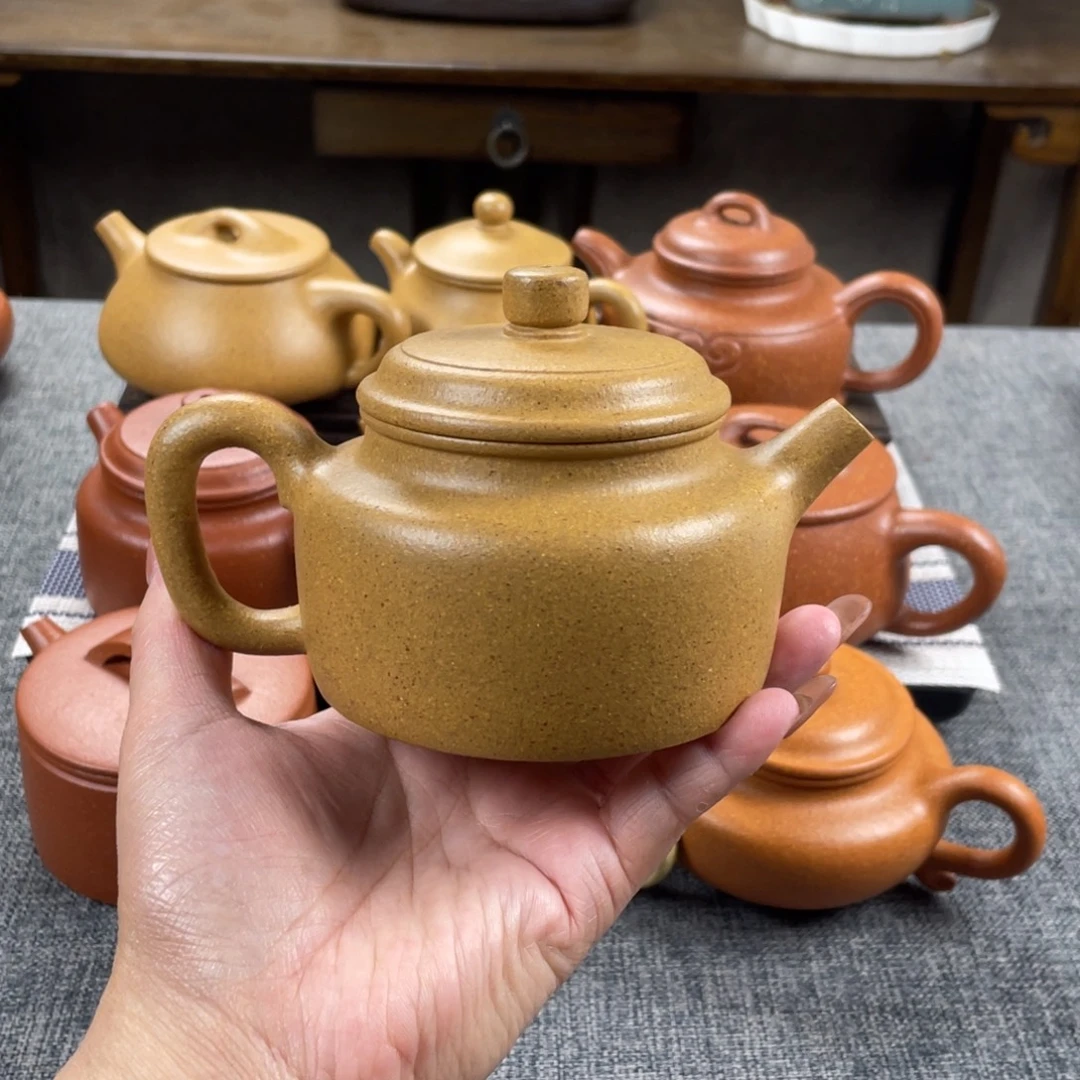 紫砂茶壶黄金段德钟全手30目220