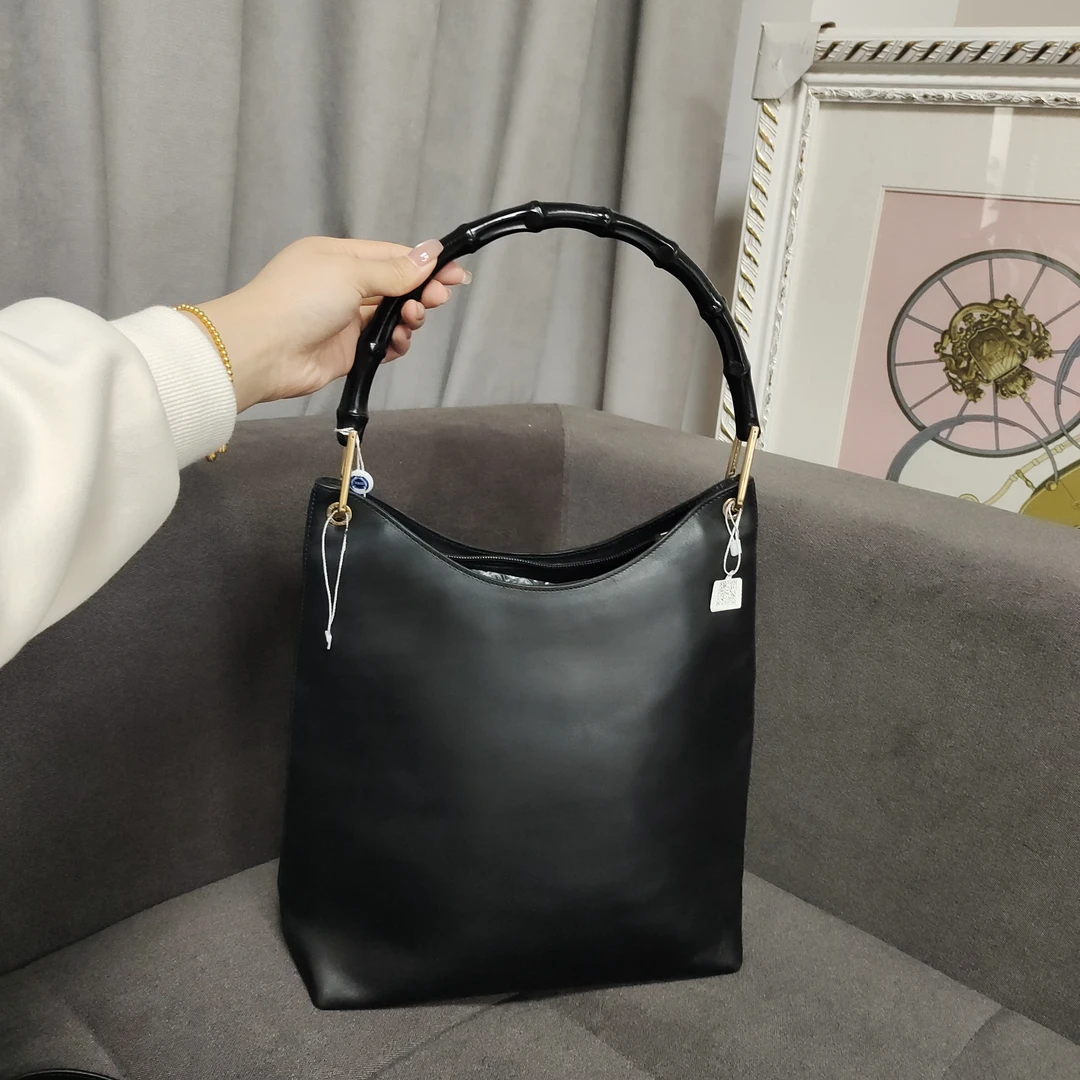 95新 GUCCI/古驰 兔兔奢G专属/古驰竹节单肩包/240330171