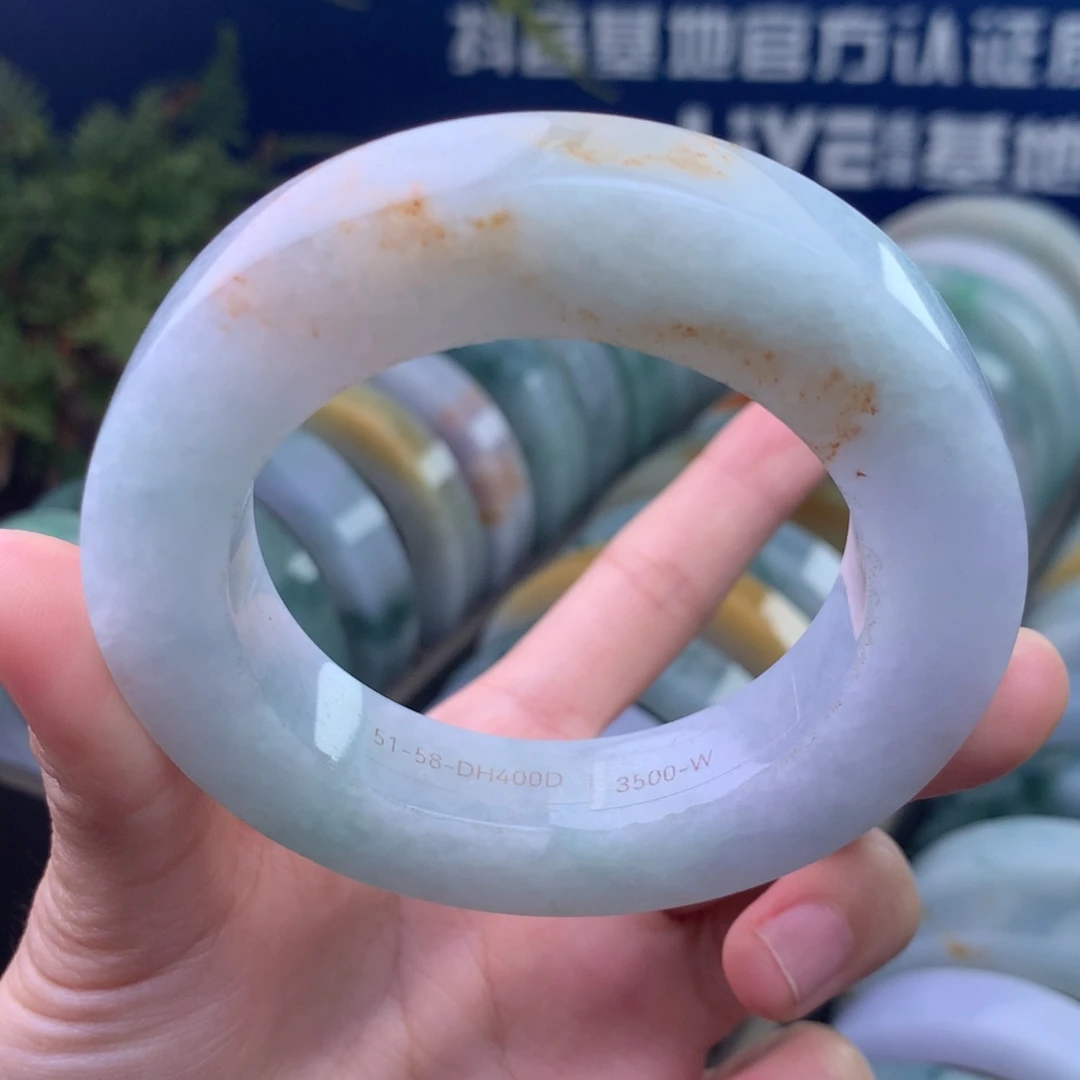 定制翡翠未镶嵌手镯定制不退不换