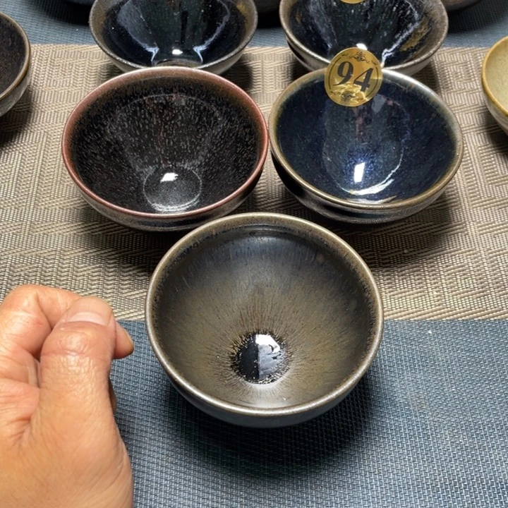 【闪购商品】茶盏情*解柴烧建盏主人杯