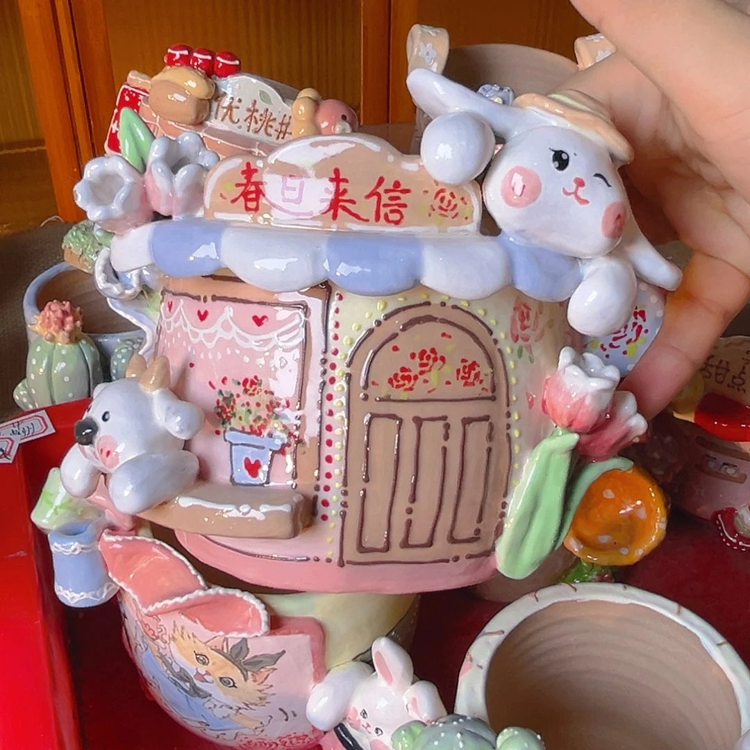清仓老梧家手工多肉花盆