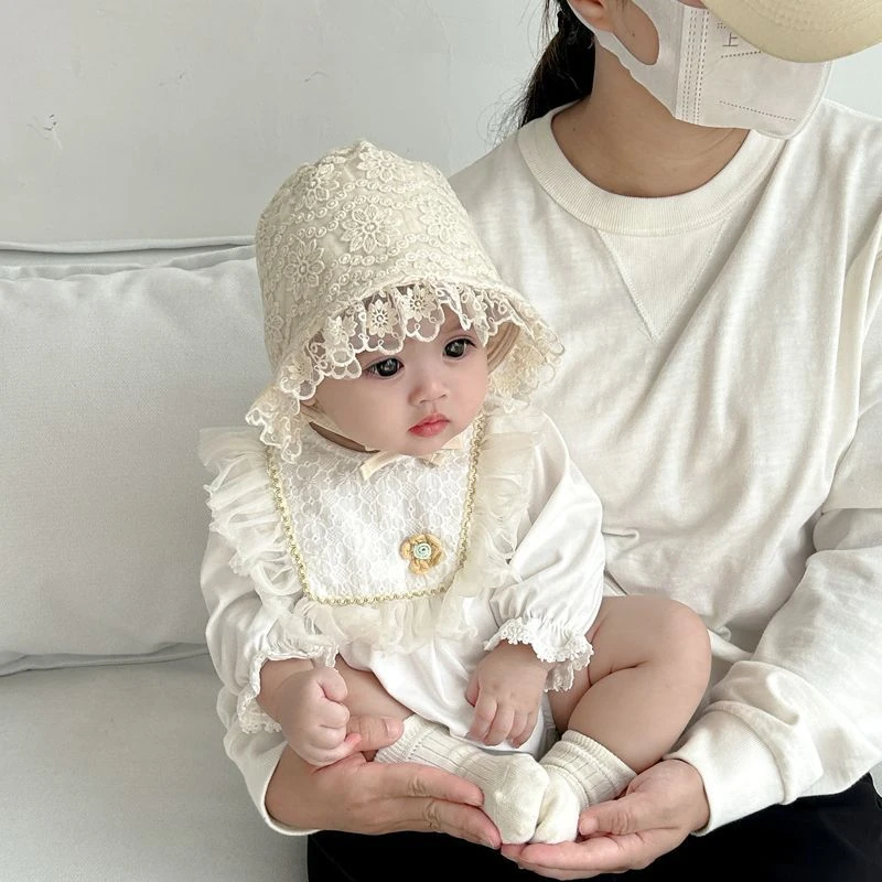 秋冬新款婴儿毛线帽可爱女童棉内衬加厚保暖包头帽宝宝护耳针织帽
