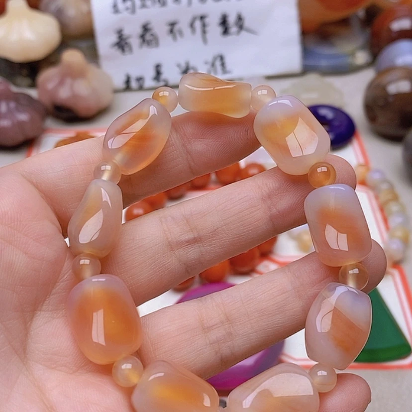 【闪购商品】未镶嵌玛瑙/玉髓珠宝半成品简*