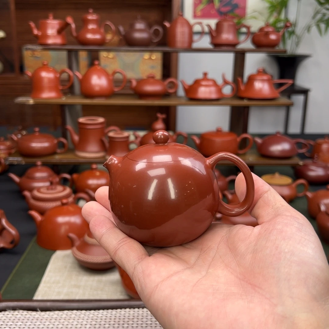 P***e茶壶紫砂潮州手拉壶
