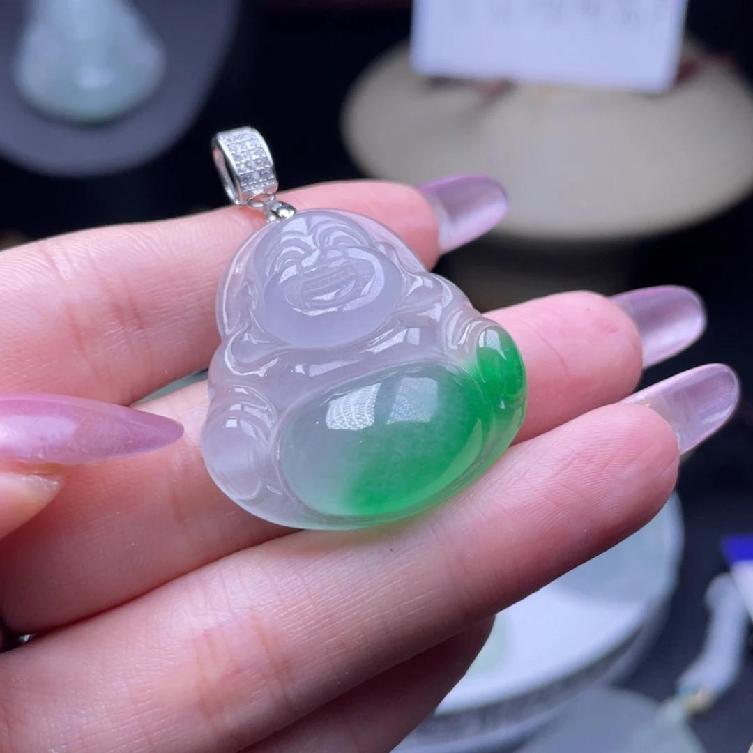 颈饰未镶嵌翡翠牛*吊坠