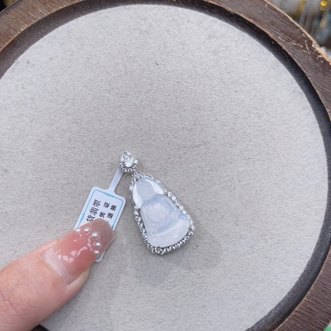 翡翠银S925镶嵌颈饰