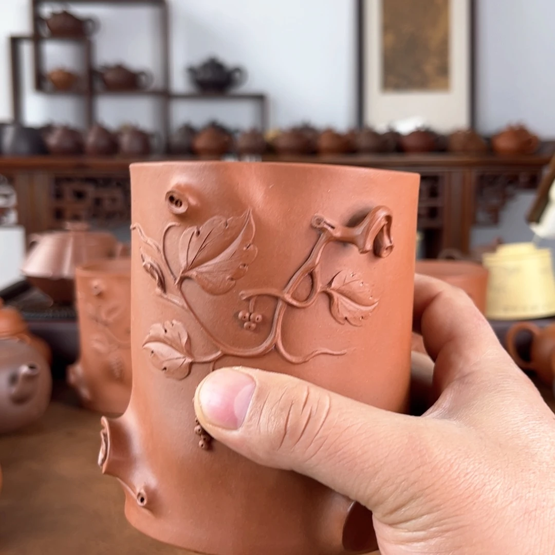 【闪购商品】紫砂茶壶大*猫宜兴紫砂茶具