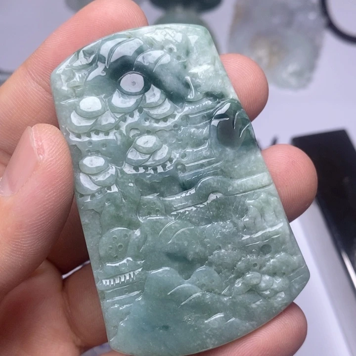 颈饰未镶嵌翡翠翡翠