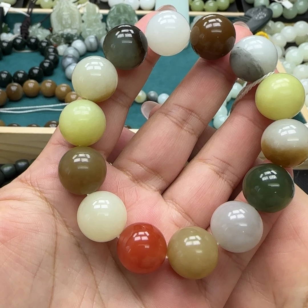 小***叉和田玉未镶嵌手链