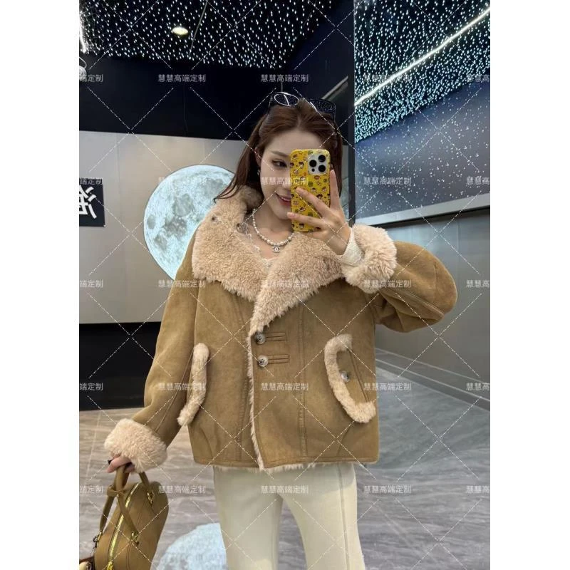 【慧慧】2025新款时尚百搭原创设计师新款 轻奢外套 25921