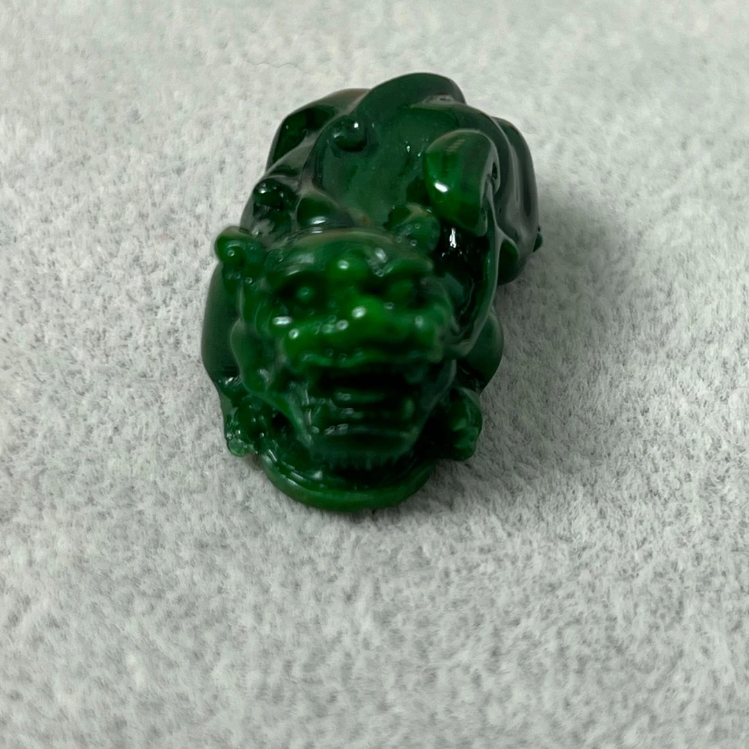 非金属珐琅吊坠 绿色  貔貅  吊坠