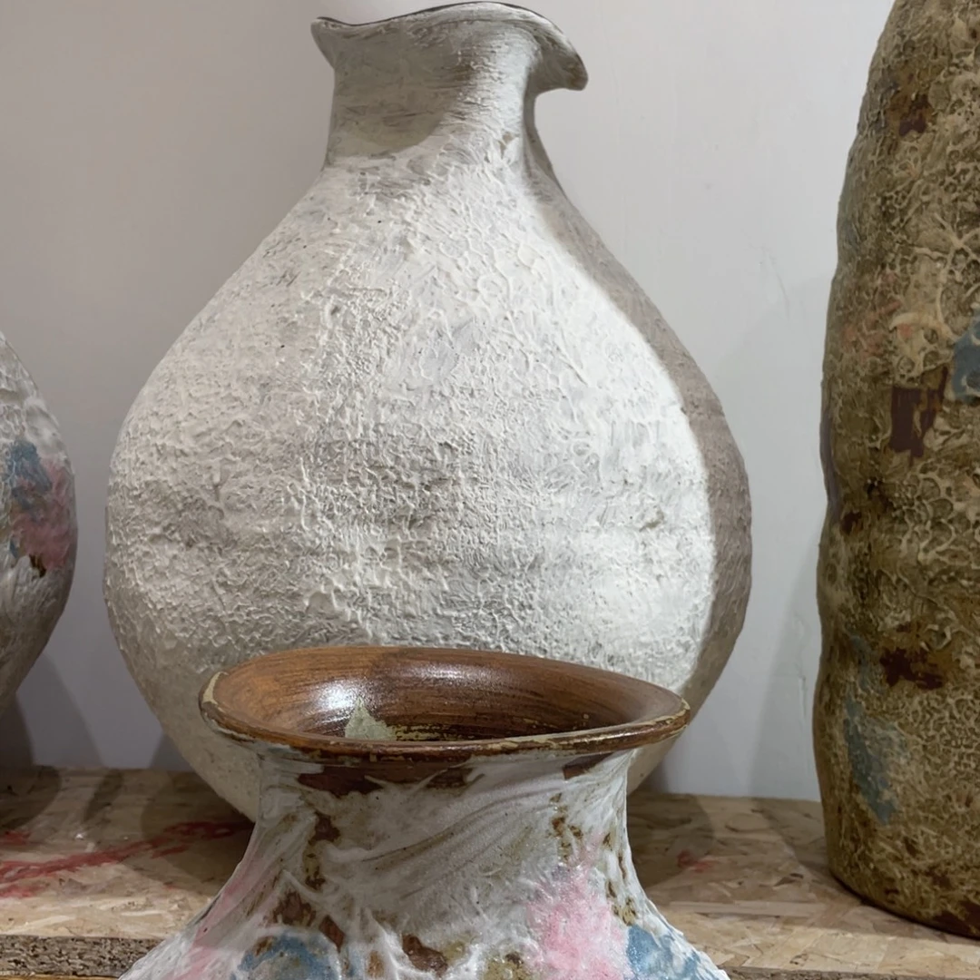 白泥花瓶景德镇陶瓷艺术研究院