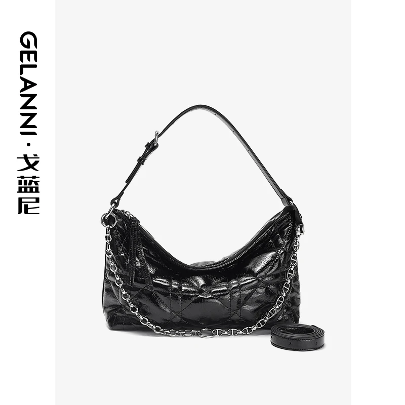 GELANNI原创设计腋下包时尚轻奢菱格单肩斜挎包