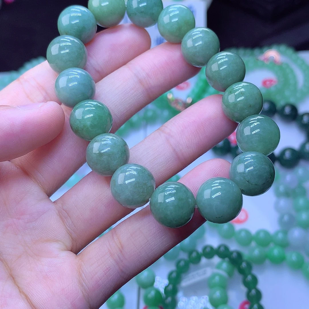 翡翠毛衣链未镶嵌卡12.8