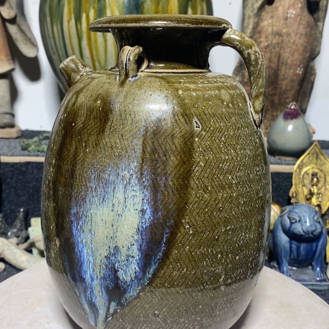 青***原瓷片精品瓷器摆件