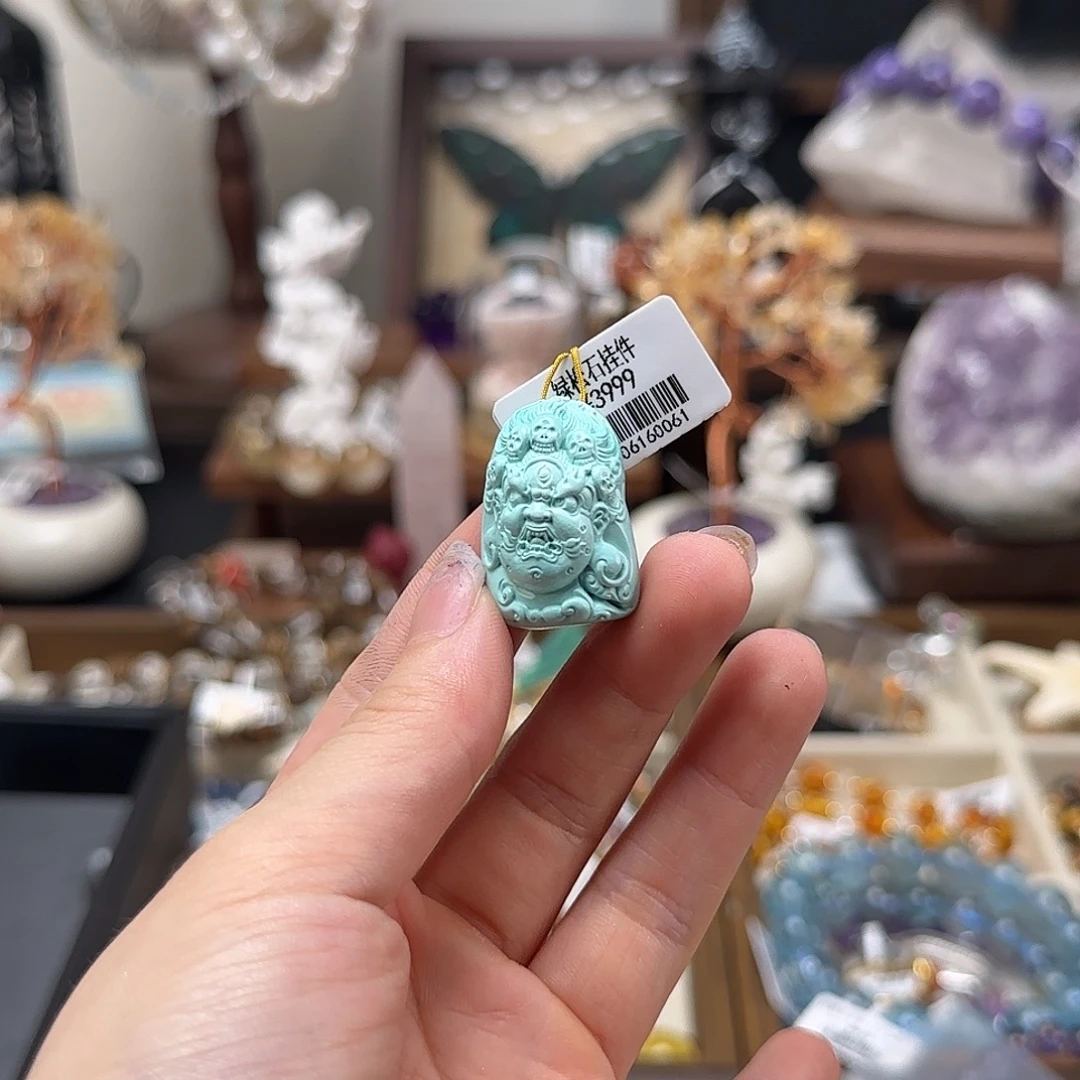 未镶嵌绿松石吊坠(不含链)绿松石吊坠