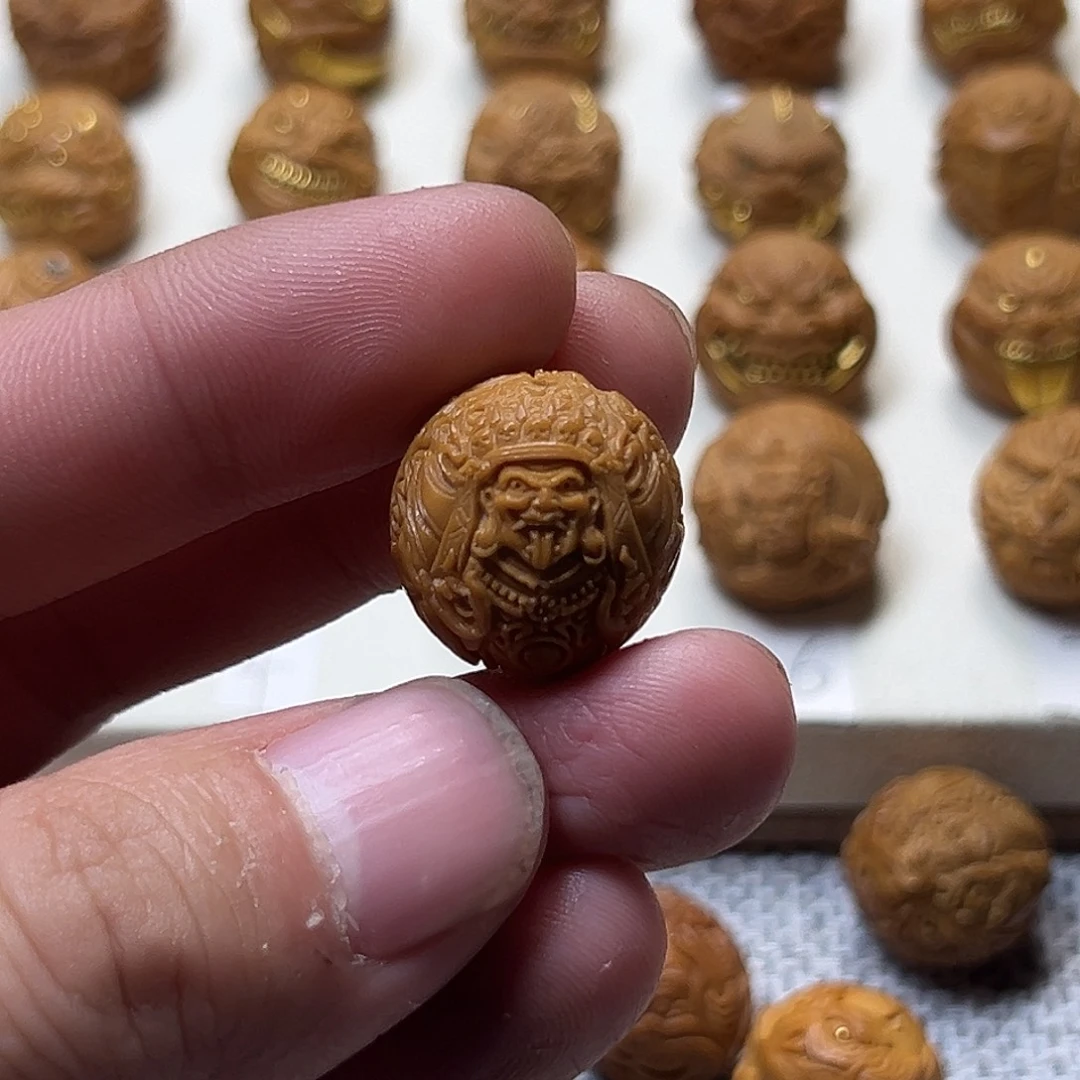 Y***o猴头核桃吊坠猴头核桃雕刻单颗