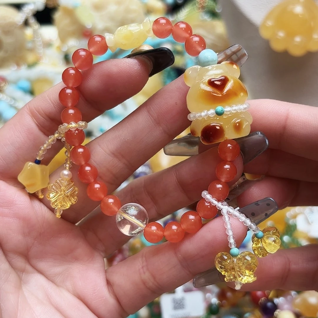 琥珀手链未镶嵌琥珀