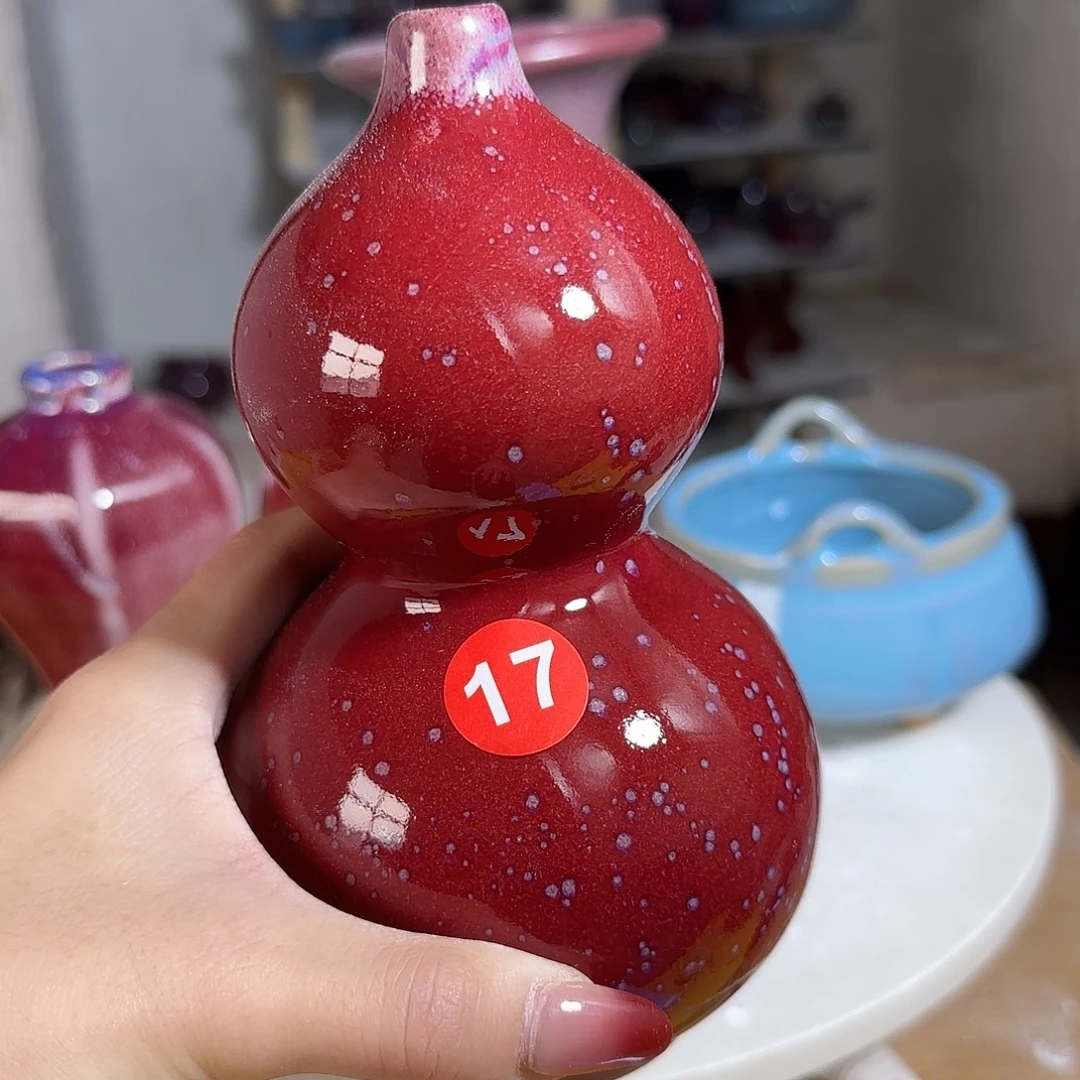 摆件陶郑家钧窑摆件