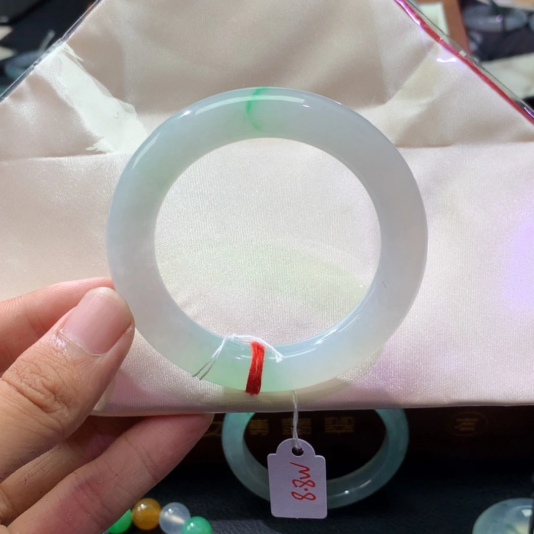 未镶嵌手镯翡翠圆条