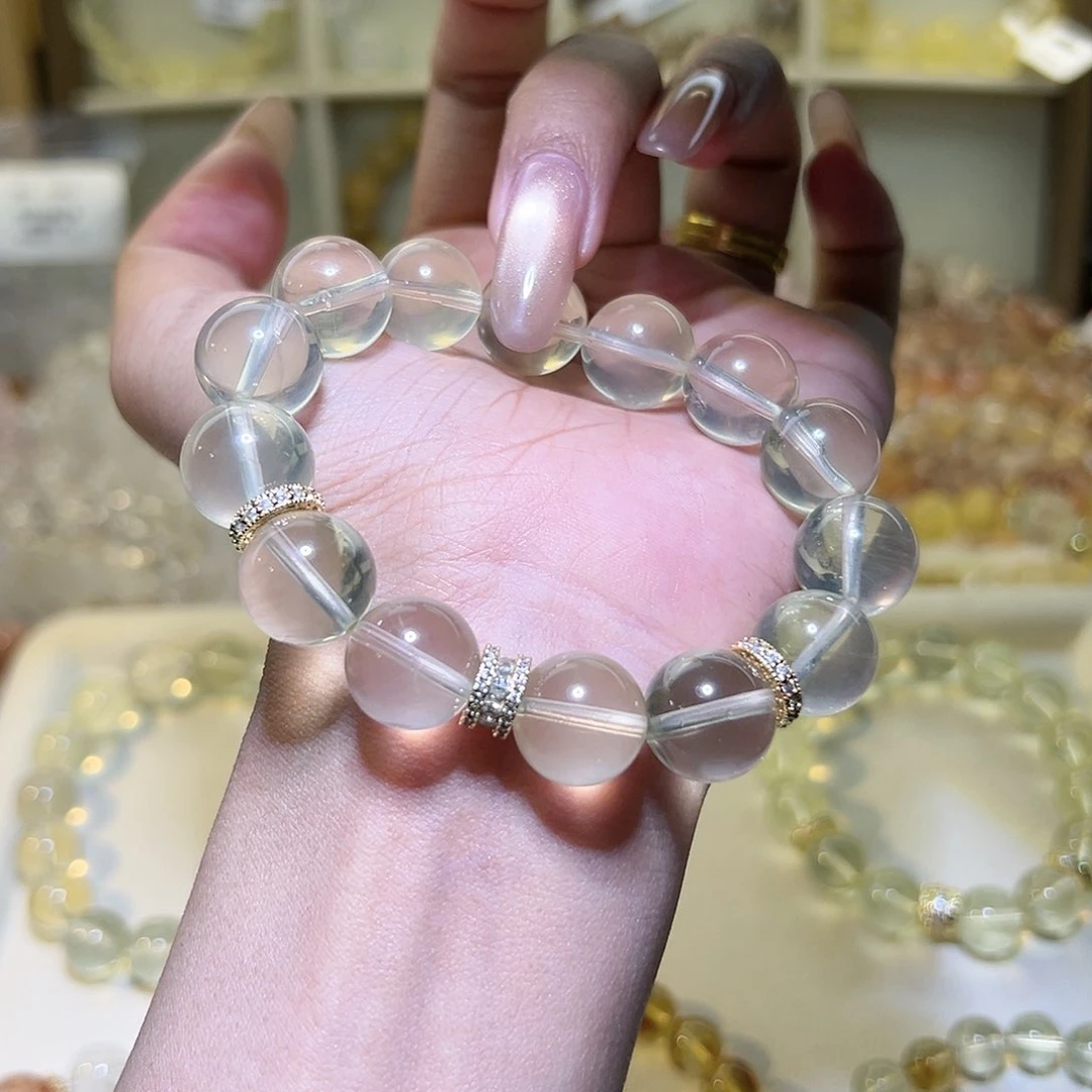 水晶手链未镶嵌杉****啦设计款48小时鉴赏