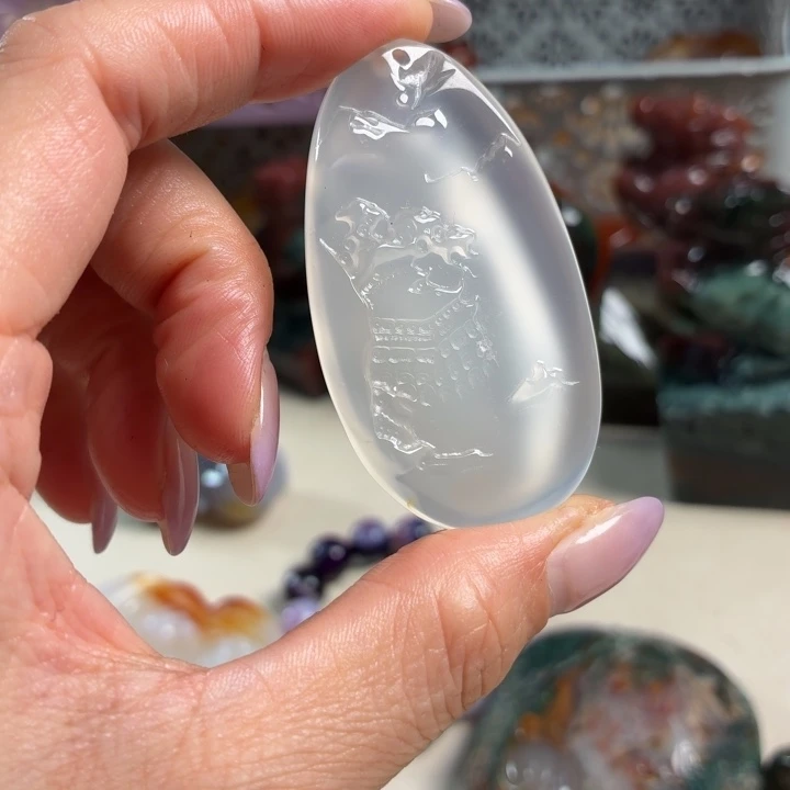 玛瑙/玉髓未镶嵌吊坠(不含链)