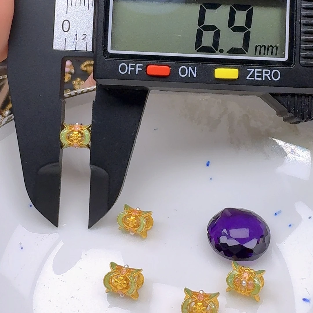 紫晶银S925镶嵌颈饰紫水晶925镶嵌174