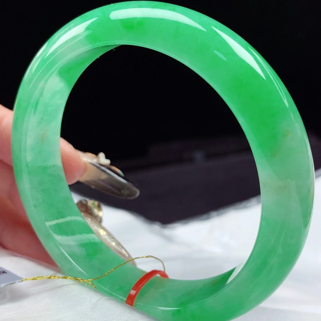 未镶嵌手镯翡翠57圈0232