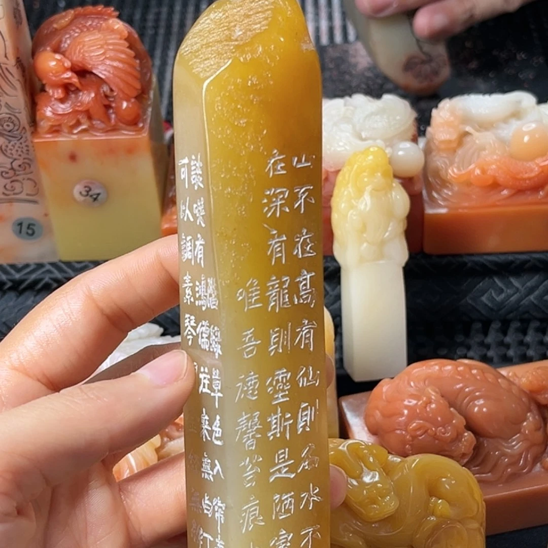 寿山石印石这么大岁数怎么会长