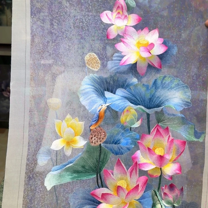 刺绣手工苏绣工艺制作技艺精湛