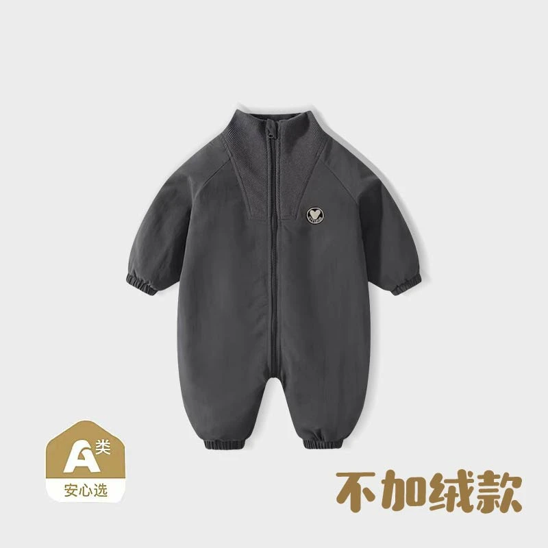 婴儿套装秋季秋冬春秋连体衣多色立领拉链A类洋气婴儿宝宝衣服