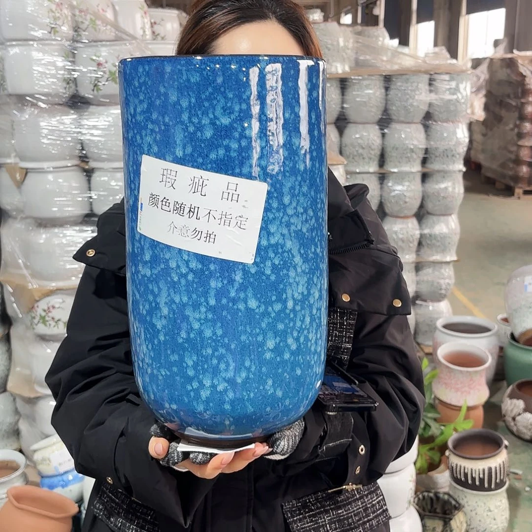 瑕疵红陶高40/20一个